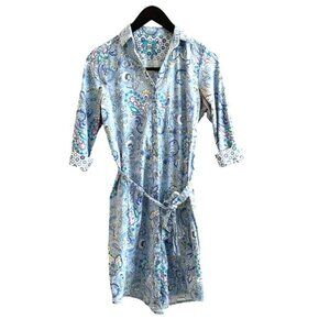 Robert Graham Paisley Print Shirtdress - Size Small
